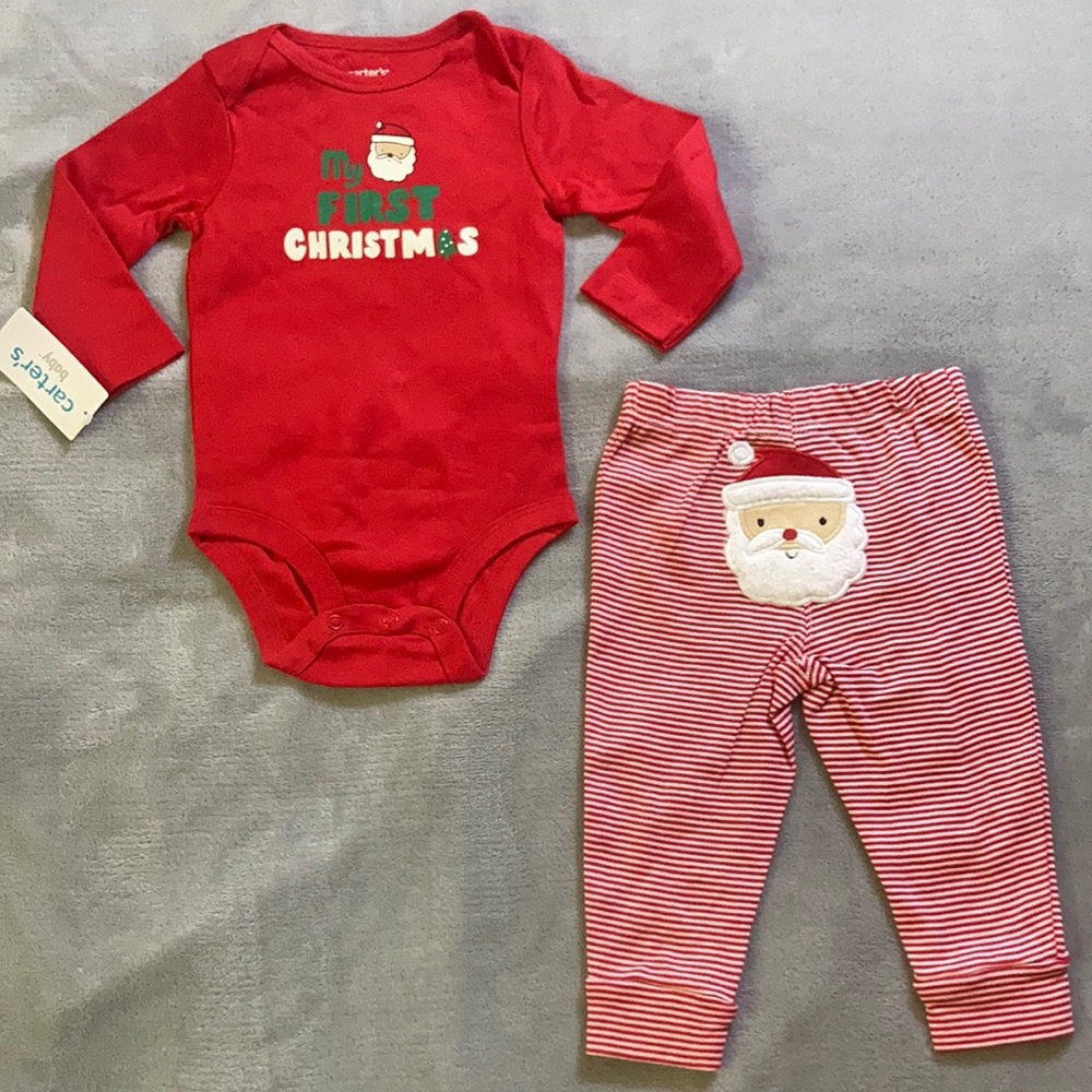 1st Christmas Santa Outfit NEW Baby Unisex Outfit